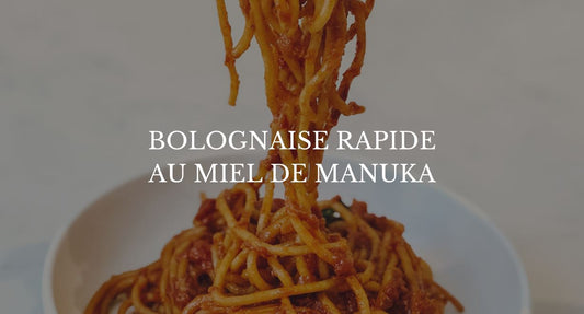 Bolognaise rapide au Miel