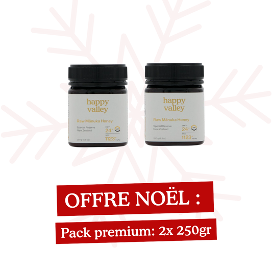 MIEL DE MANUKA - Offre Noël - Pack premium